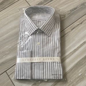 Geoffrey Beene Mens Dress Shirt -BRAND NEW IN BAG - 16.5 34/35